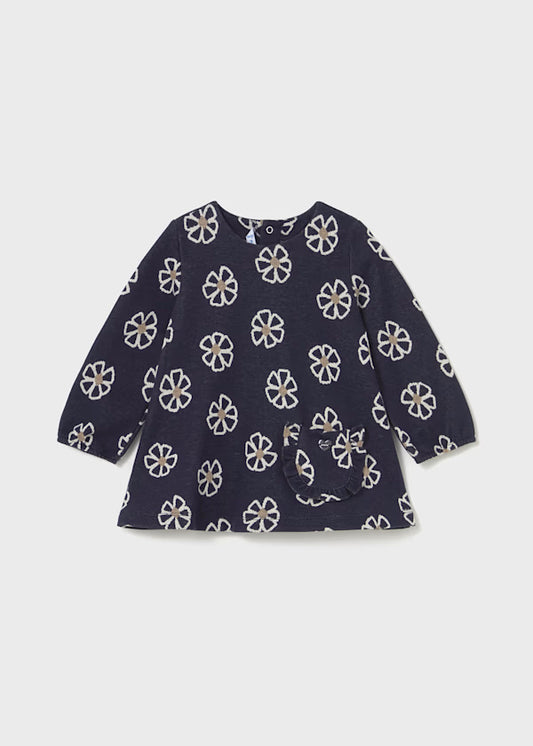 2918 Knit Flower Dress