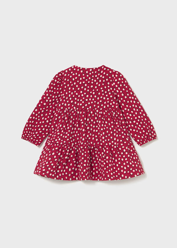 2915 L/S Polka Dot Dress