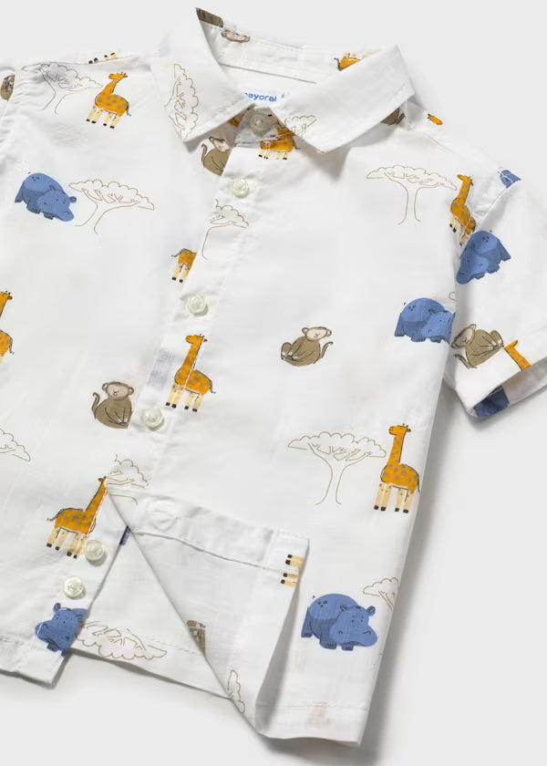 1114 Animals Button Down Shirt