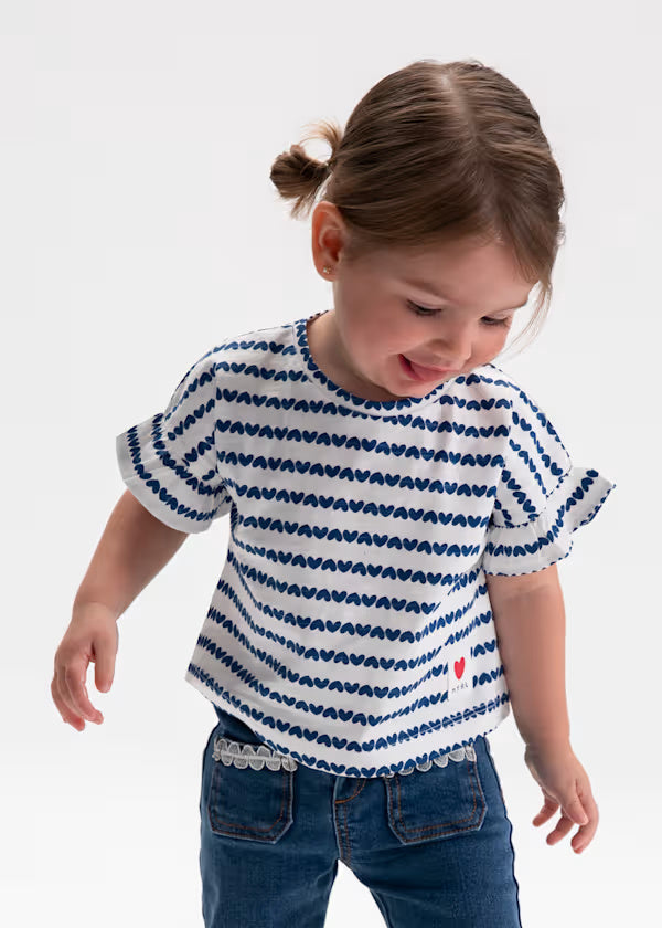 1082 S/S Heart Tee Shirt
