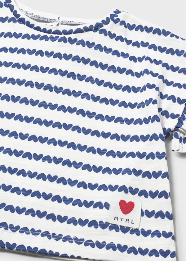 1082 S/S Heart Tee Shirt