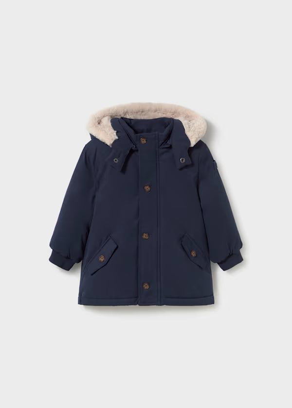 2425 Blue Parka Coat