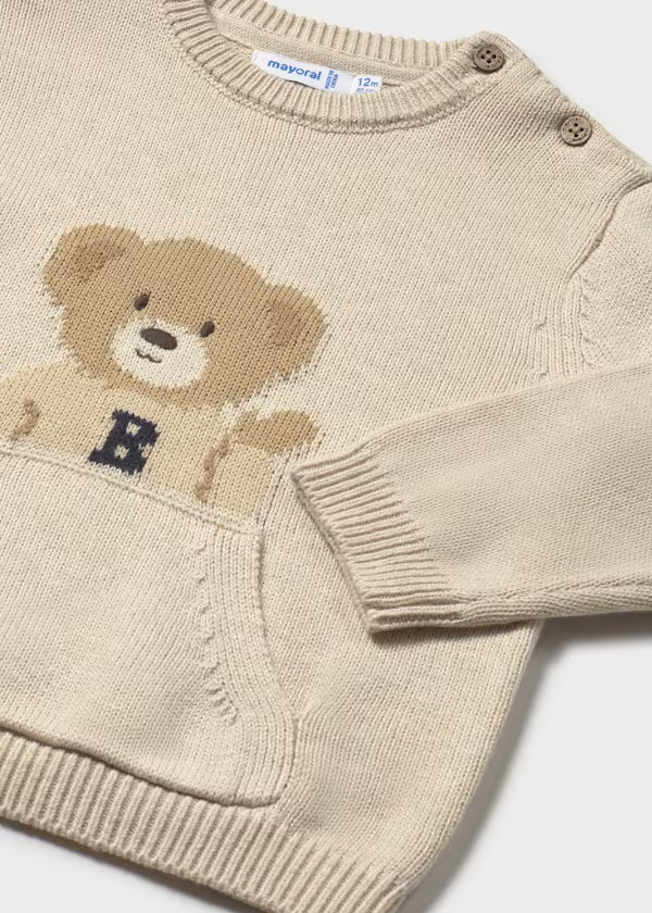 2341 Bear Pocket Sweater