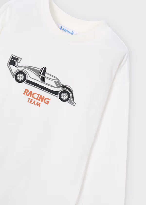 4810 Brick Red Tracksuit Racing Team T-Shirt Set