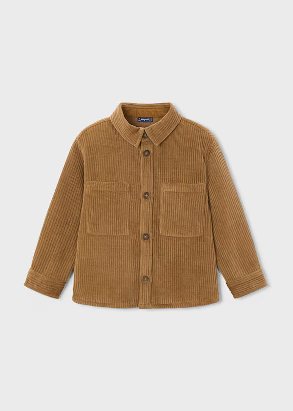 4143 Dark Corduroy Overshirt