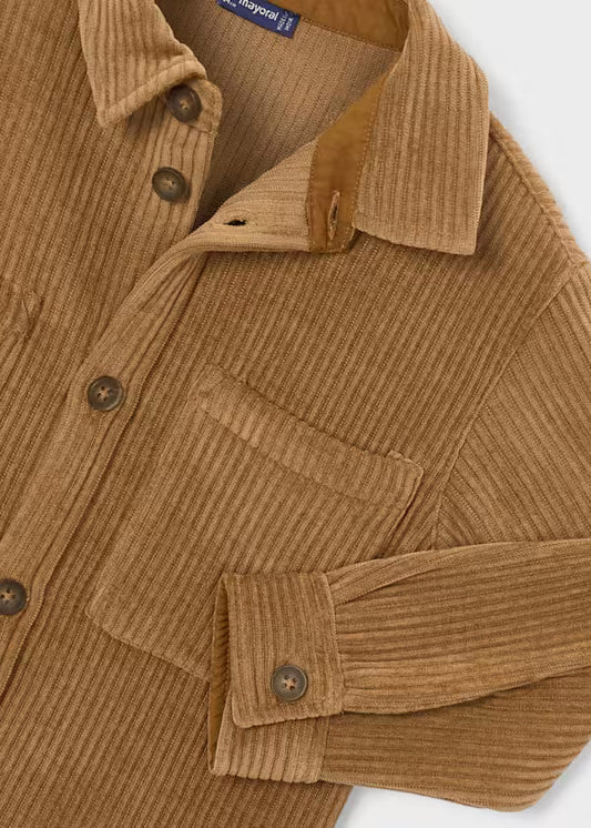 4143 Dark Corduroy Overshirt