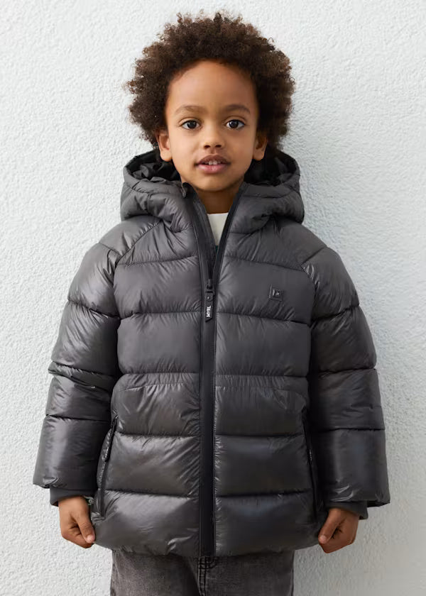 4469 Blackboard Matte-Shine Puffer Jacket