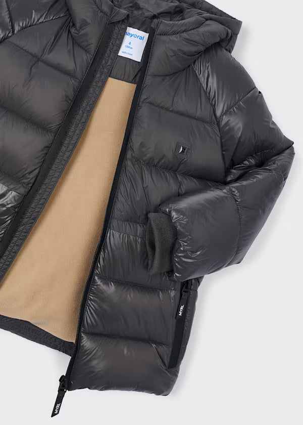 4469 Blackboard Matte-Shine Puffer Jacket