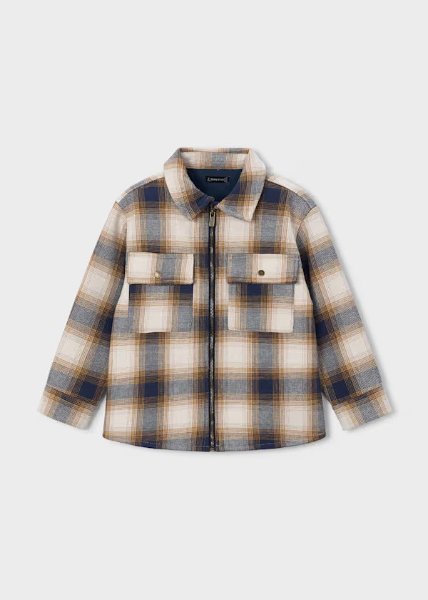4466 Ink Check Lined Jacket
