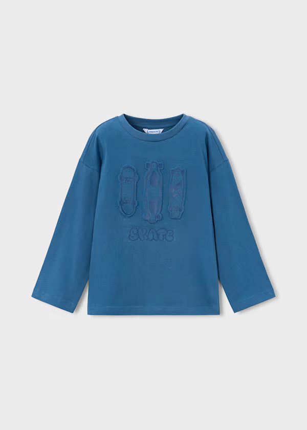 4004 Glacial L/S T-Shirt Pleats
