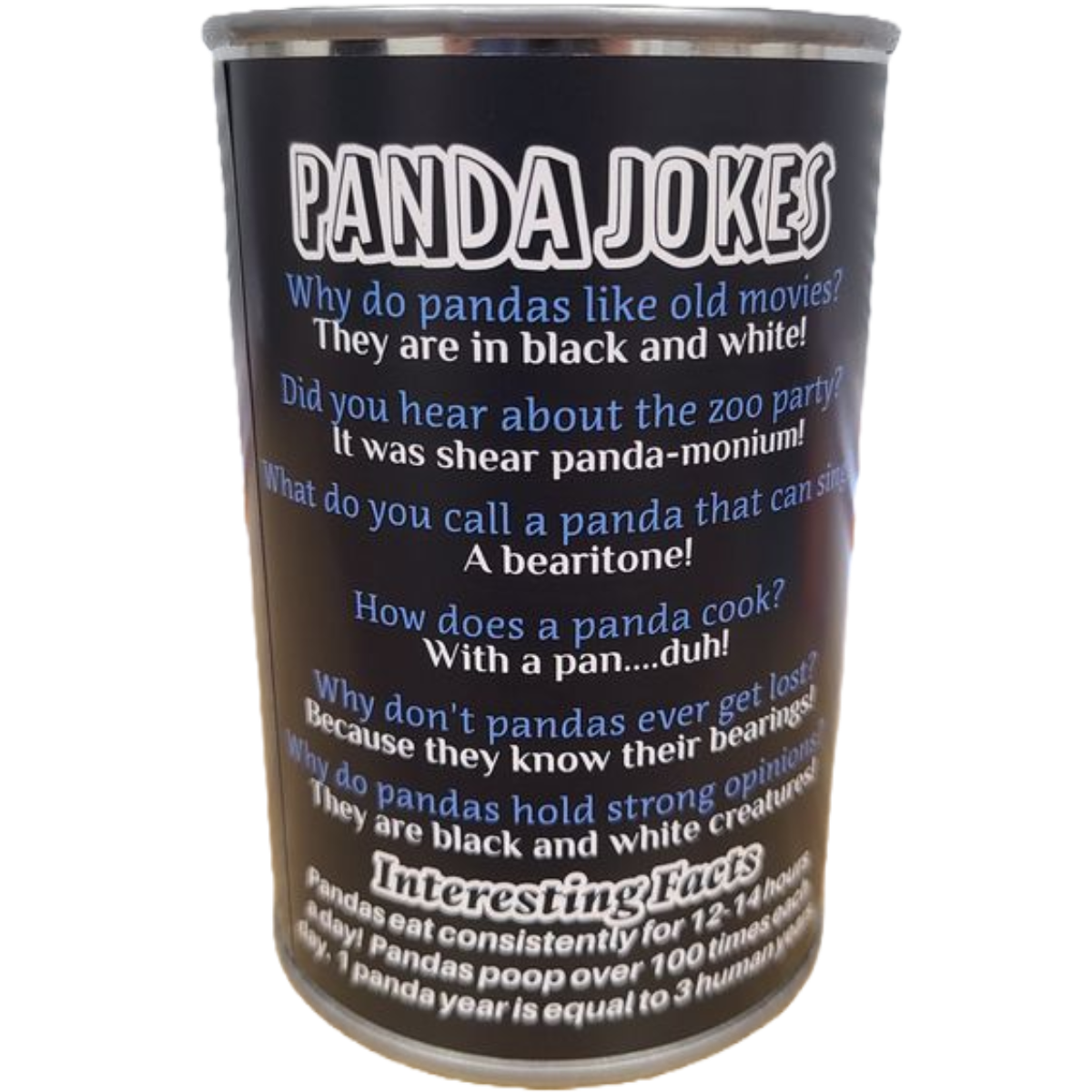 Canned Panda | Stuffed Animal Zoo Plush | Funny Jokes