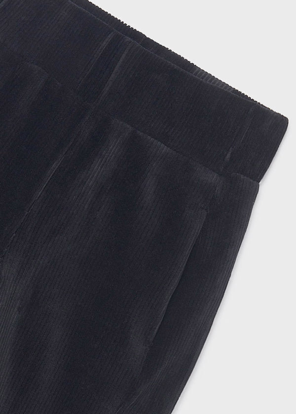 7576 Black Corduroy Pant