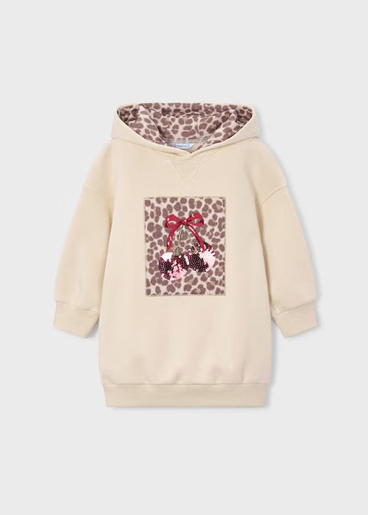 4916 Fleece Hooded Dress