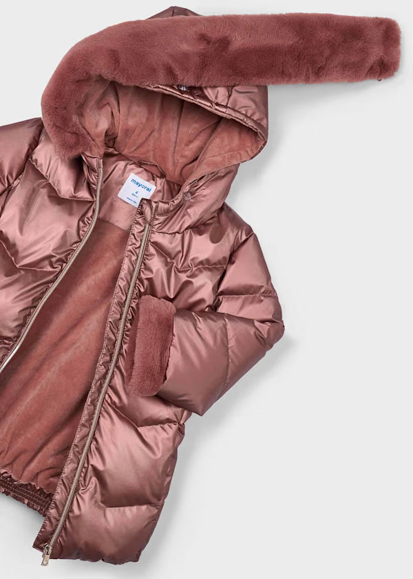 4448 Rose Coat w Hood