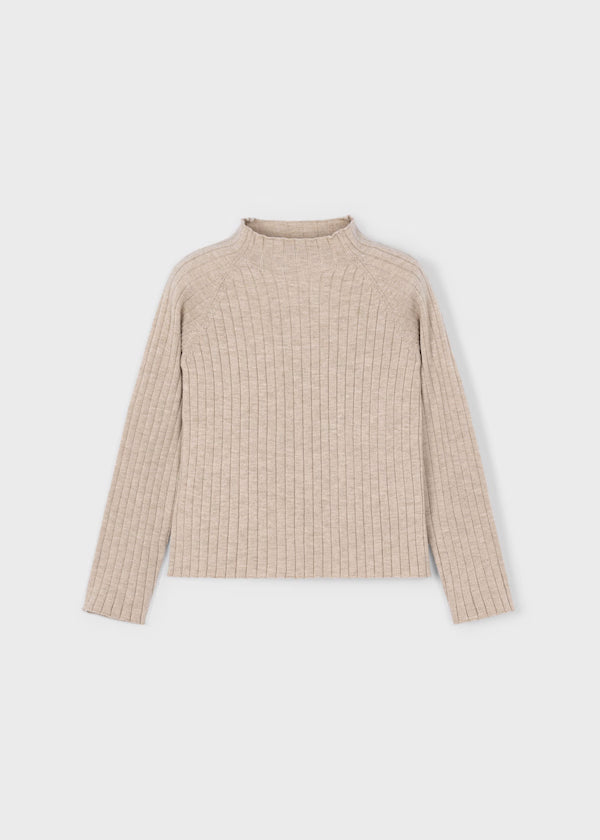 4001 Ribbed Mock Turtleneck