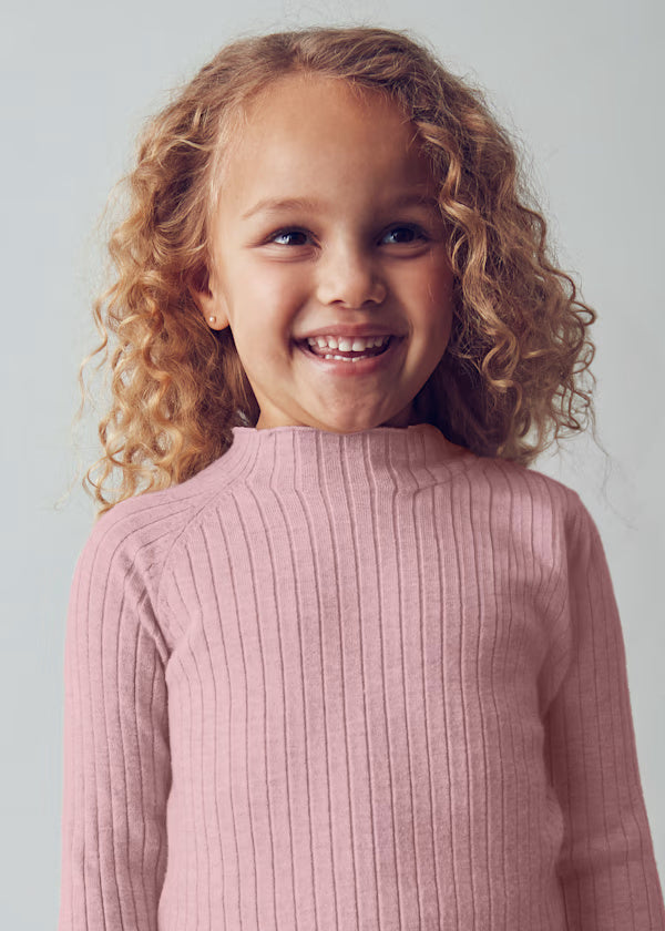 4001 Ribbed Mock Turtleneck