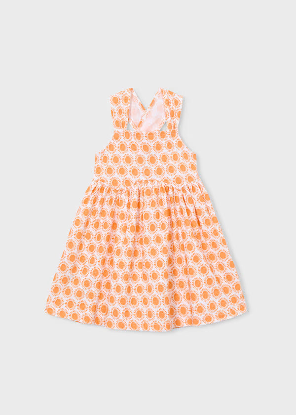 3944 Orange Sun Dress
