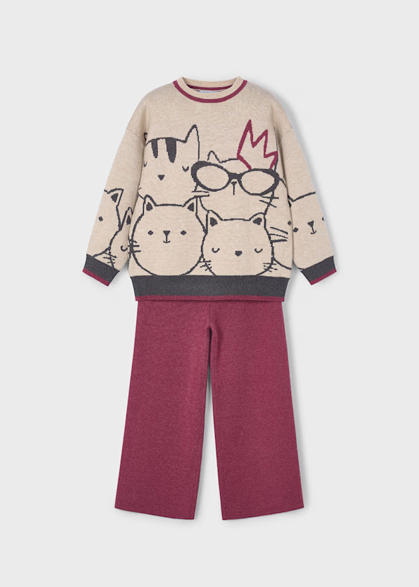 4583 Cat Knit SET