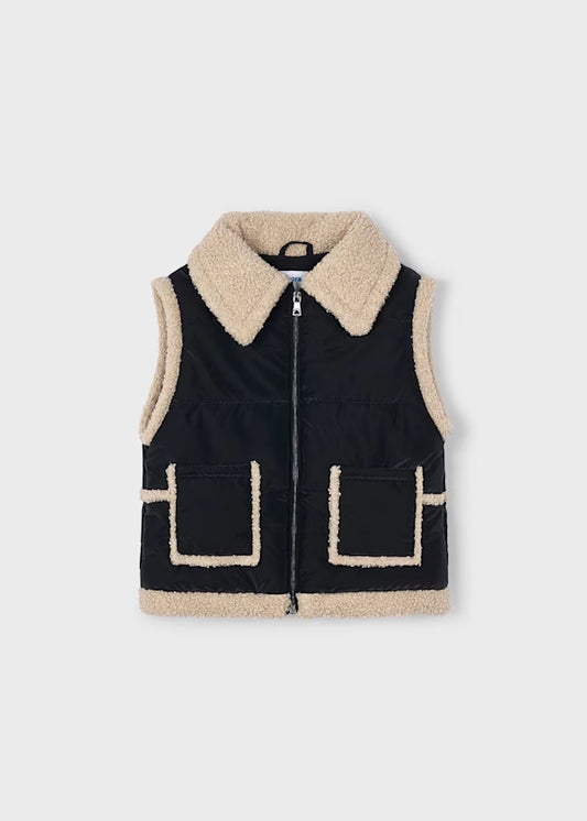 4313 Black Fleece Vest