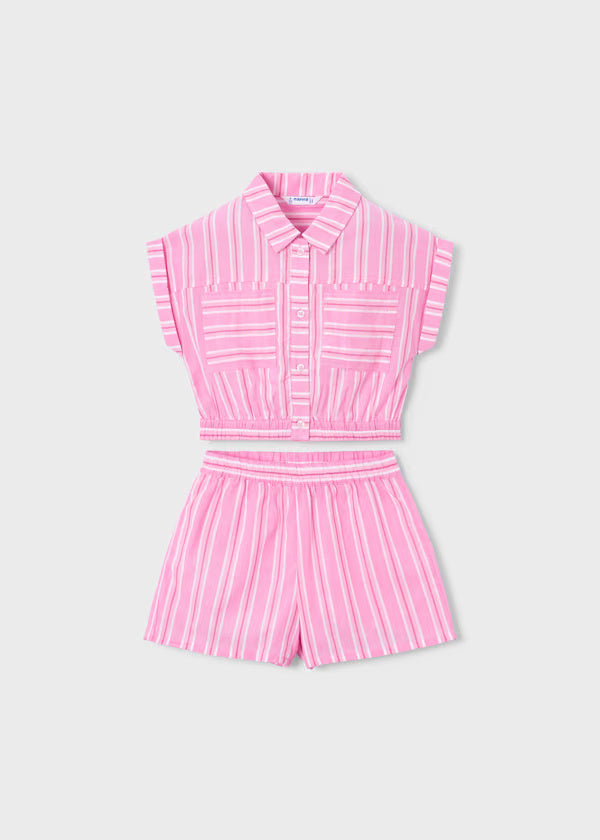3226 Pink Striped SET