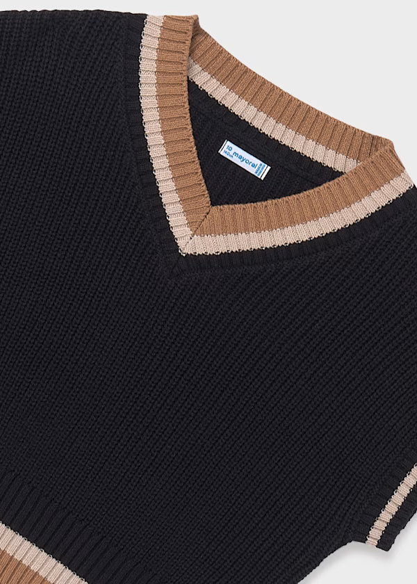 7321 Cropped Sweater Vest