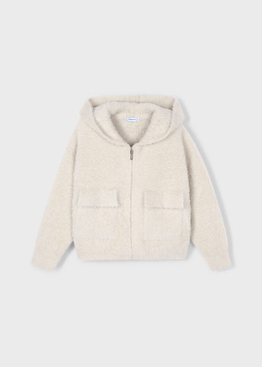 4316 Ivory Hooded Sweatshirt