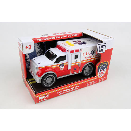 554772 FDNY Ambulance with Lights & Sounds