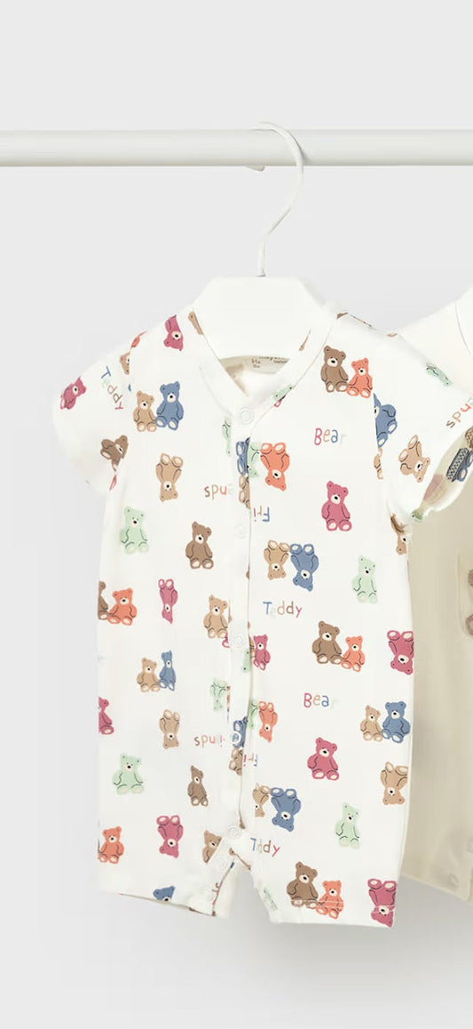 1719 Teddy Friend Romper
