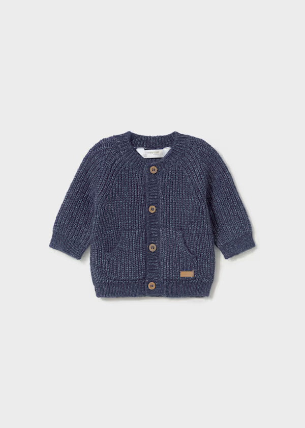 2370 Indigo Knit Cardigan