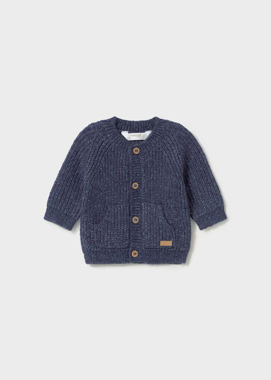 2370 Indigo Knit Cardigan