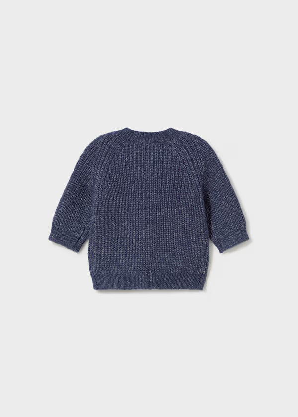 2370 Indigo Knit Cardigan