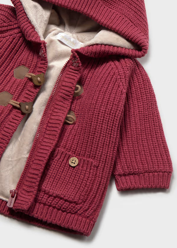 2303 Plum Knit Cardigan