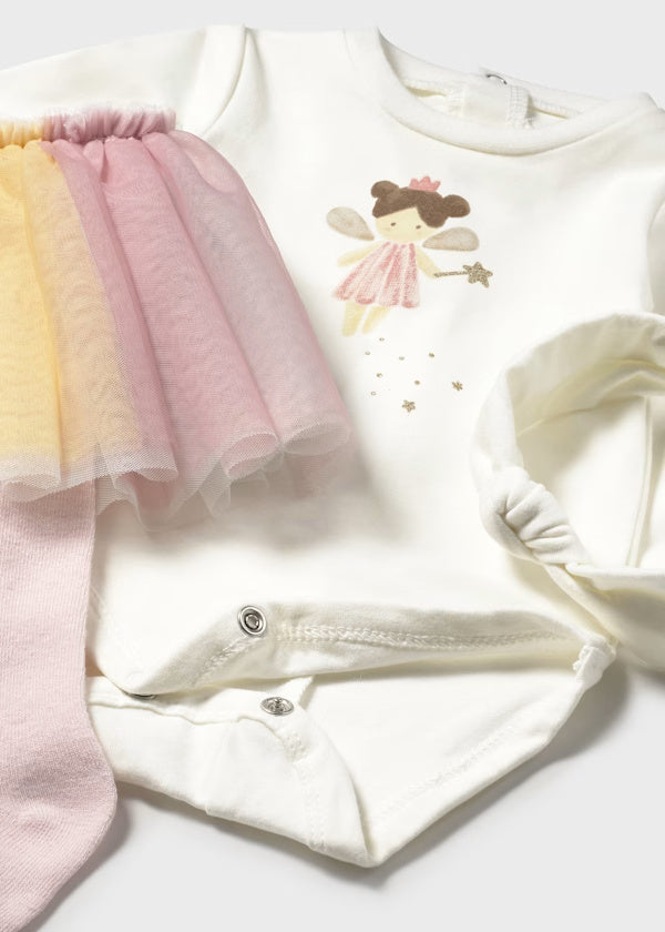 2810 3 Pc Tutu w Headband SET