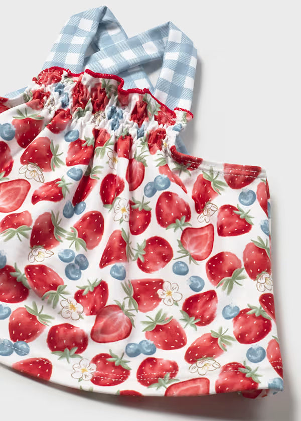 1635 Berry Bathing Suit 3 Pc SET