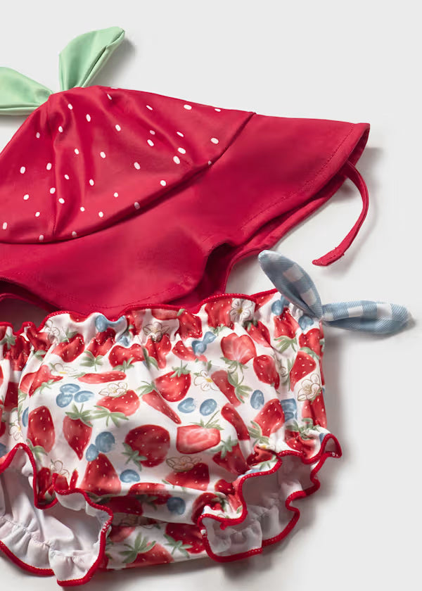 1635 Berry Bathing Suit 3 Pc SET