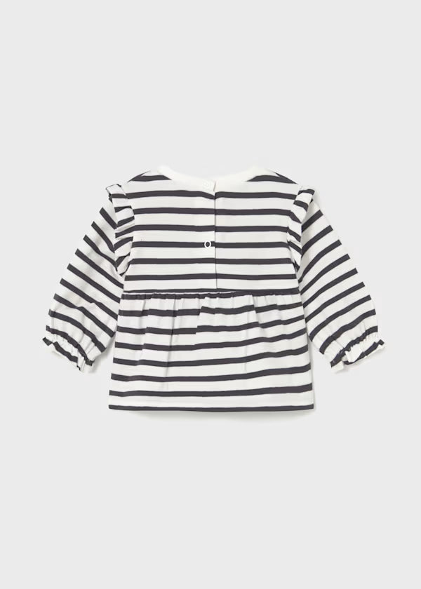 2055 Stripe L/S Heart Shirt