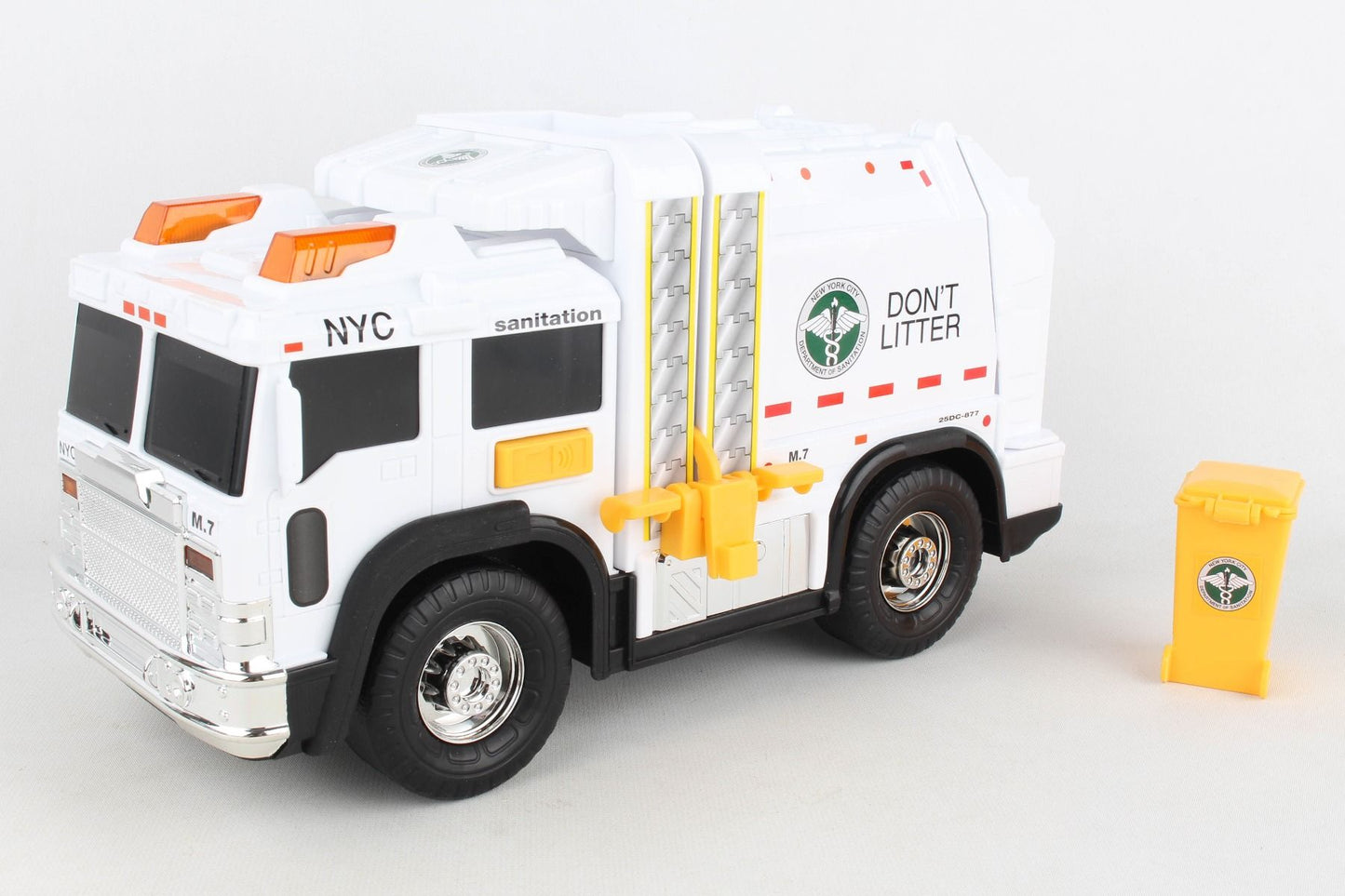 NY206006 NYC SANITATION GARBAGE TRUCK W/LIGHTS & SOUND