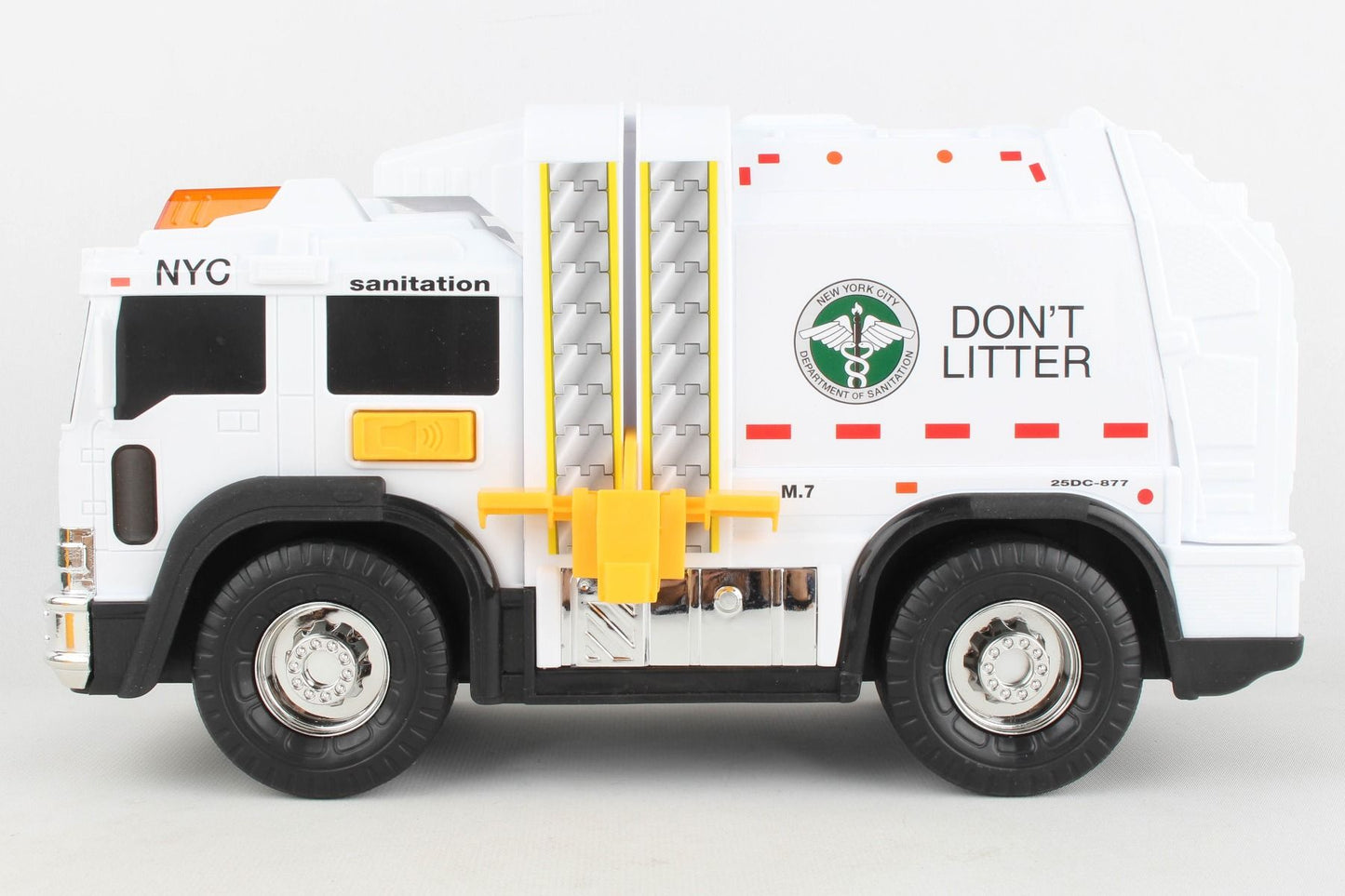 NY206006 NYC SANITATION GARBAGE TRUCK W/LIGHTS & SOUND