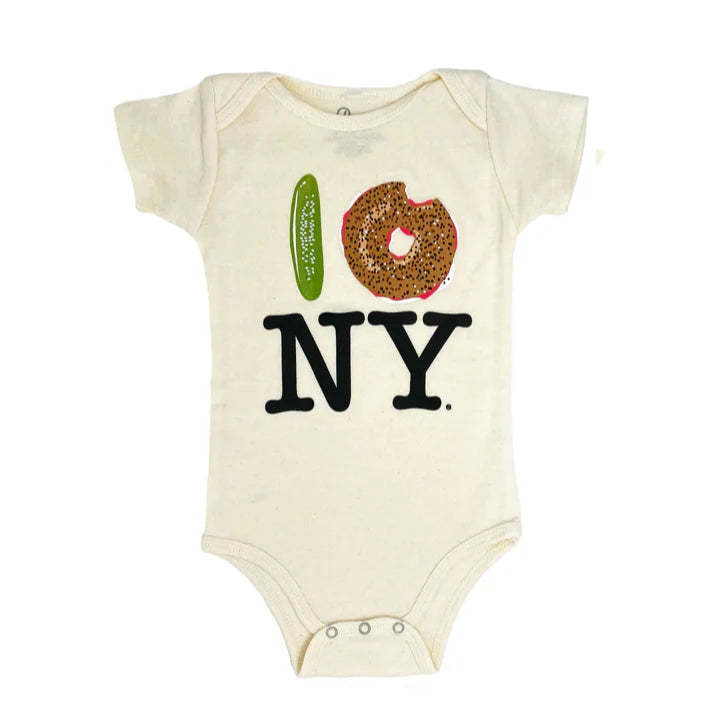 Pickle Bagel NY Onesie
