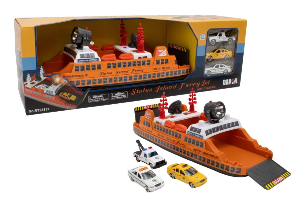 NEW YORK STATEN ISLAND FERRY W/3 VEHICLES RT28137